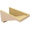 Ekena Millwork 10"W x 20"D x 10"H Wide Burlington Rough Cedar Woodgrain TimberThane Corbel, Primed Tan CORUR10X20X10BURRCPR - alternate 3